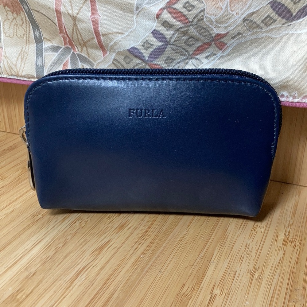 Furla Royal Blue Mini Leather Satchel